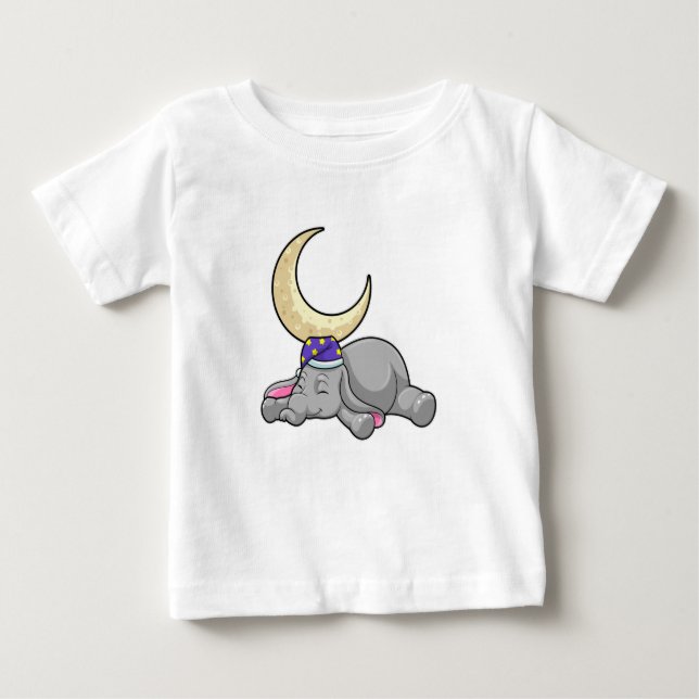 T-shirt Pour Bébé Elephant (Devant)