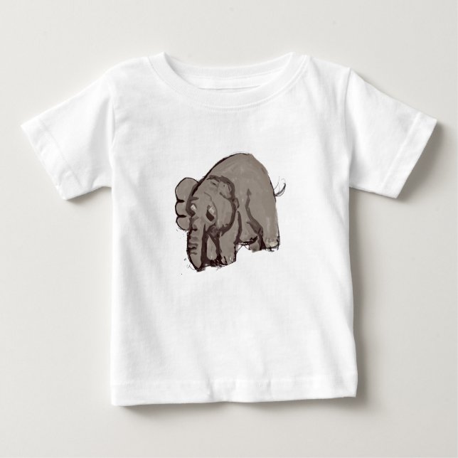 T-shirt Pour Bébé Elephant (Devant)