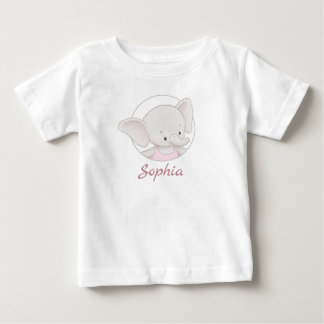 T-shirt Pour Bébé Eléphant adorable Funny Personnalisé