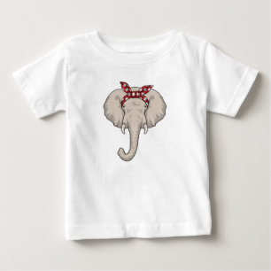 T-shirt Pour Bébé Eléphant avec Bandana