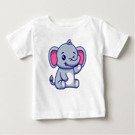 T-shirt Pour Bébé Eléphant mignon
