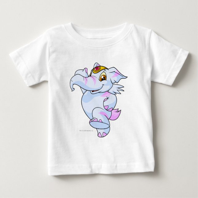 T-shirt Pour Bébé Elephante a barré (Devant)