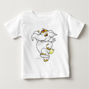 T-shirt Pour Bébé Elephante blanche