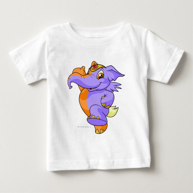 T-shirt Pour Bébé Elephante Split (Devant)