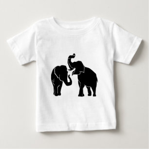 T-shirt Pour Bébé Eléphants