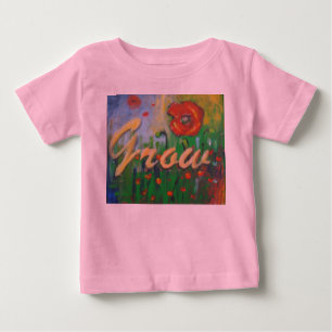 T-shirt Pour Bébé Élevez la pièce en t infantile de Long-douille