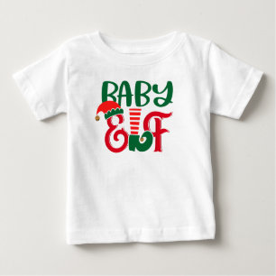 T-shirt Pour Bébé Elfe de Noël