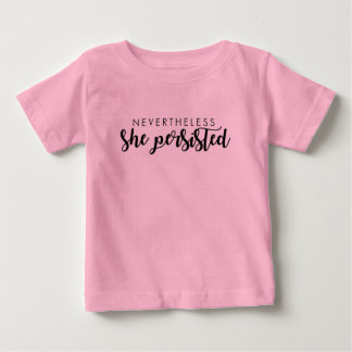 T-shirt Pour Bébé Elle A Néanmoins Persisté Toddler Shirt