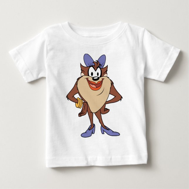 T-shirt Pour Bébé Elle-diable en couleur (Devant)