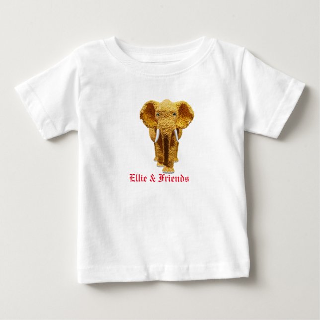 T-shirt Pour Bébé Ellie et ses amis (Devant)
