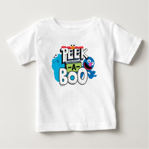 T-shirt Pour Bébé Elmo, Cookie & Grover   Cache-cache
