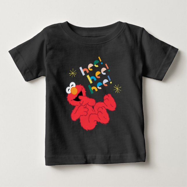 T-shirt Pour Bébé Elmo Hee ! Hee ! Hee ! (Devant)