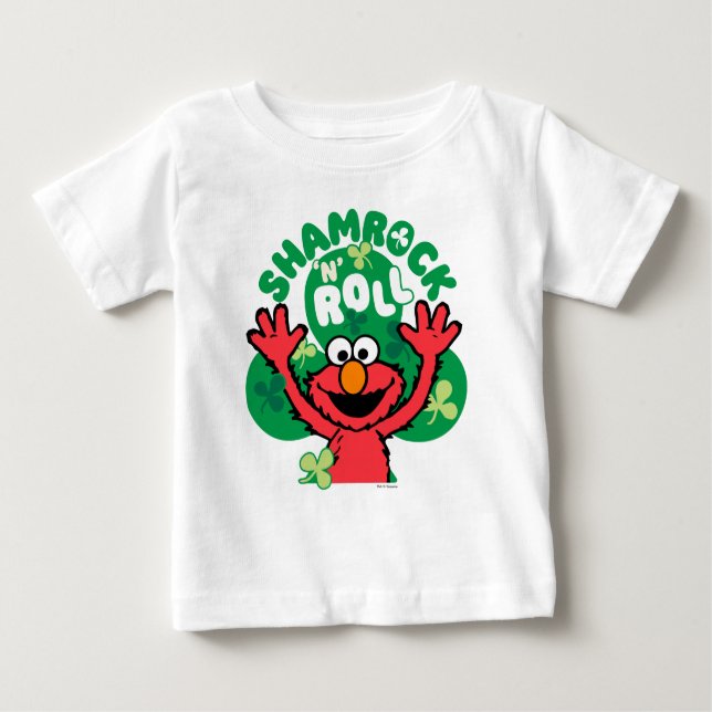T-shirt Pour Bébé Elmo | Rouleau "N" shamrock (Devant)
