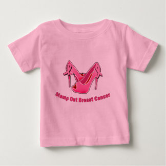 T-shirt Pour Bébé Emboutissez les stylets de cancer du sein