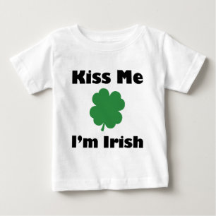 T-shirt Pour Bébé Embrasse-moi Je suis irlandais