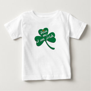 T-shirt Pour Bébé Embrasse-moi Je suis irlandais