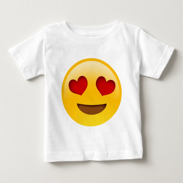 T-shirt Pour Bébé Emoji (Devant)