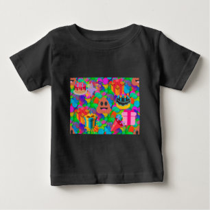 T-shirt Pour Bébé emoji joyeux pod'anniversaire