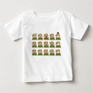 T-shirt Pour Bébé emojis