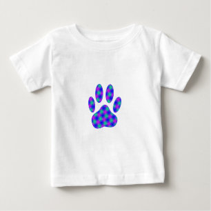 T-shirt Pour Bébé Empreinte de patte cosmique