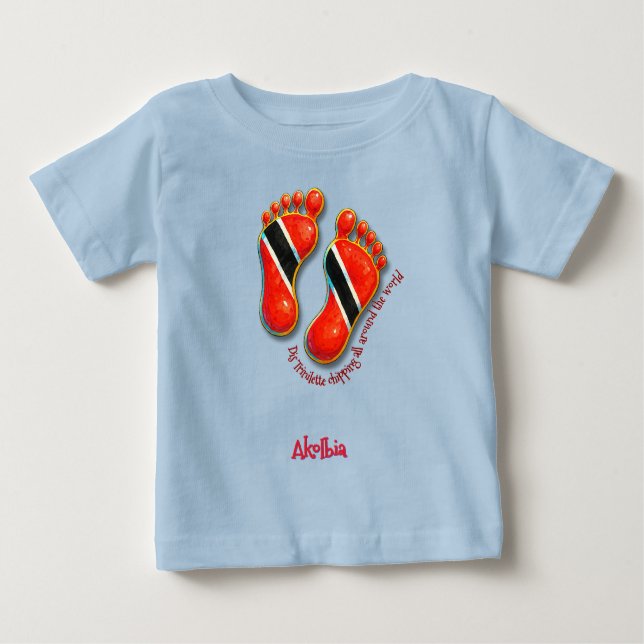 T-shirt Pour Bébé Empreintes S2 Baby Tee - Trini (Devant)