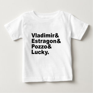 T-shirt Pour Bébé En attendant Godot - Vladimir Estragon Pozzo Lucky