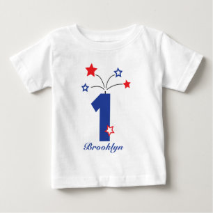 T-shirt Pour Bébé En avant du premier de l'équipement d'anniversair