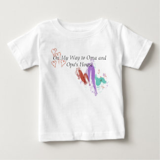 T-shirt Pour Bébé En route pour Oma et Opa