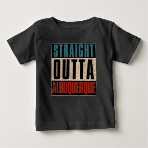 T-shirt Pour Bébé En-Tête Albuquerque Nouveau-Mexique NM