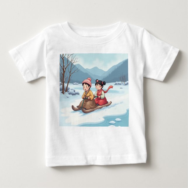 T-shirt Pour Bébé enfant (Devant)