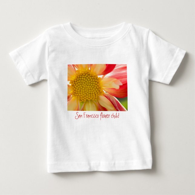 T-shirt Pour Bébé Enfant fleur de San Francisco (Devant)