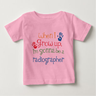 T-shirt Pour Bébé Enfant radiographe (futur)