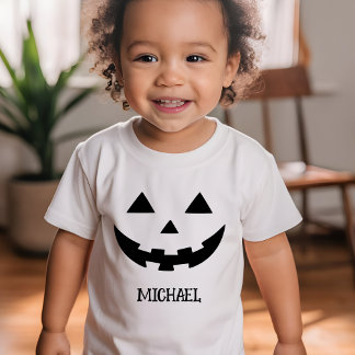T-shirt Pour Bébé Enfant Sauvage Douce Personnalisation Nom Hallowee
