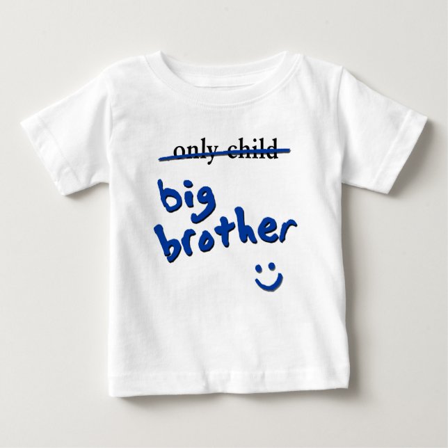T-shirt Pour Bébé Enfant uniquement / Big Brother (Devant)