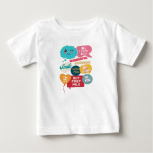 T-shirt Pour Bébé Enfants Cool mignon Motivationnel Dit Mots