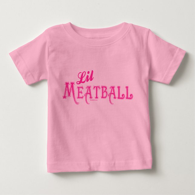 T-shirt Pour Bébé Enfants de boulette de viande de Lil (Devant)