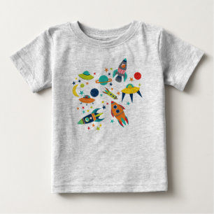 T-shirt Pour Bébé Enfants de l'espace