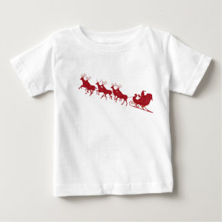 T-shirt Pour Bébé Enfants Garçons Filles Unisex Noël Père Noël Tshir