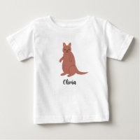 Enfants personnalisés Kangaroos Filles Baby T-shir