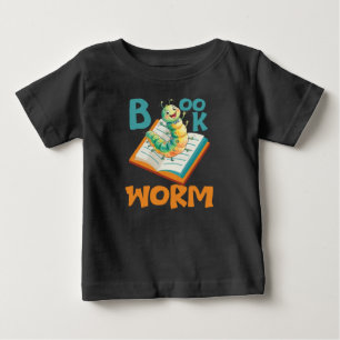 T-shirt Pour Bébé Enfants Vermisseaux de Livres