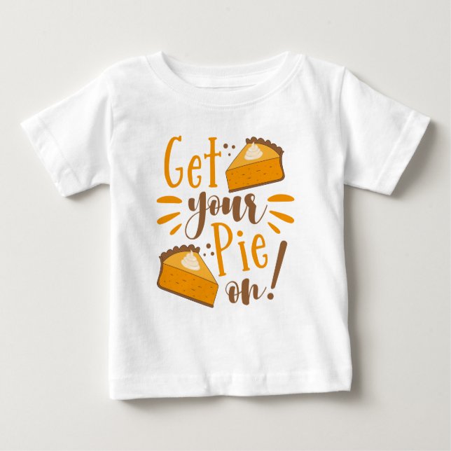 T-shirt Pour Bébé Enfile Ta Pie ! (Devant)