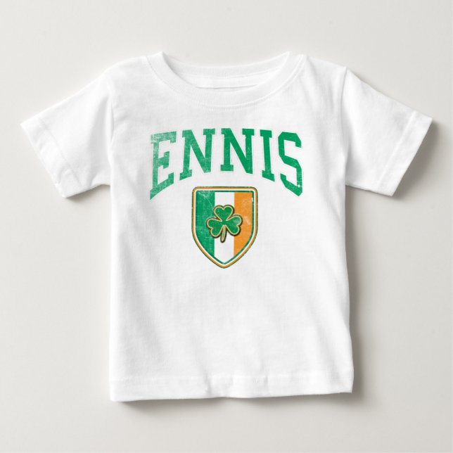 T-shirt Pour Bébé ENNIS Irlande (Devant)