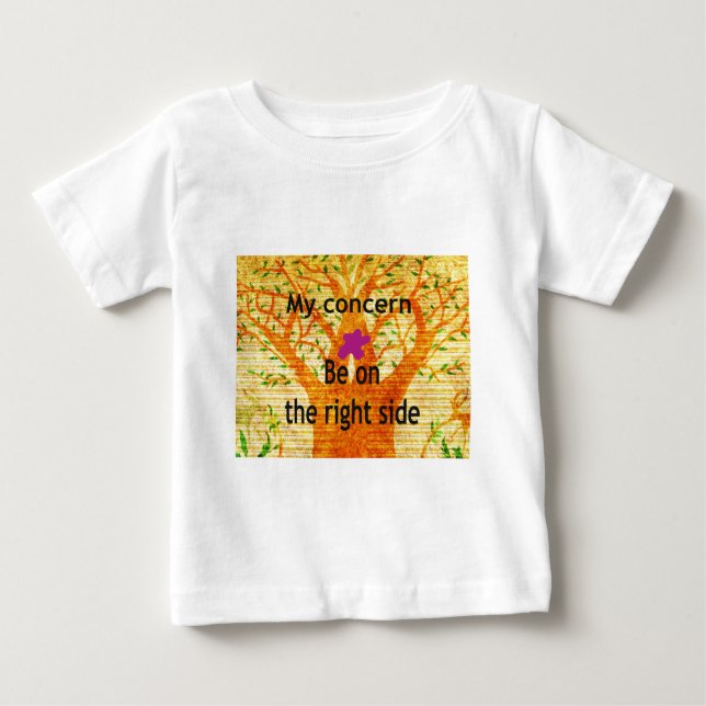 T-shirt Pour Bébé Enraciné dans la droiture Baobab perspective Vinta (Devant)