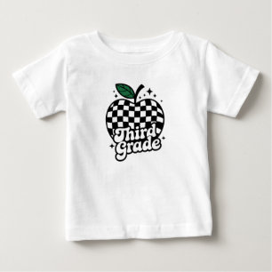 T-shirt Pour Bébé Enseignant Troisième Année 3ème Rentree Scolaire