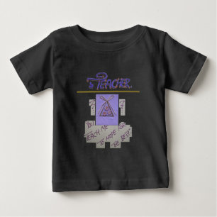T-shirt Pour Bébé Enseignant vous m'enseignez à espérer pour le meil