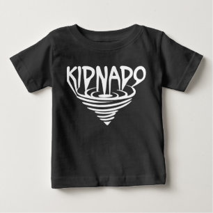 T-shirt Pour Bébé Entonnoir de blanc de pièce en t de Long-Douille