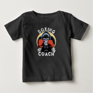 T-shirt Pour Bébé Entraîneur de boxe Gorilla - Entraîneur sportif