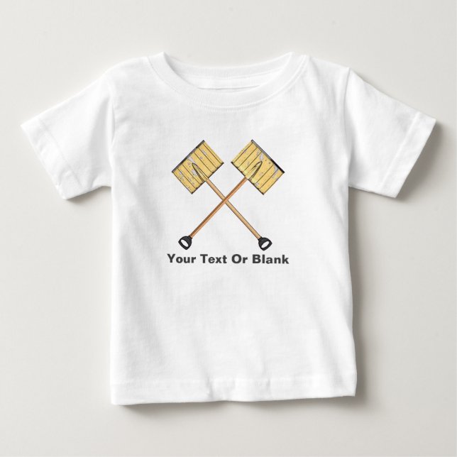 T-shirt Pour Bébé Entreprise de tournage de neige (Devant)