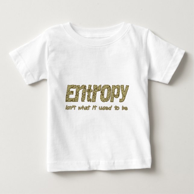 T-shirt Pour Bébé Entropie (Devant)