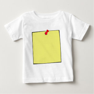 T-shirt Pour Bébé Épingle de note de Modèle-poste